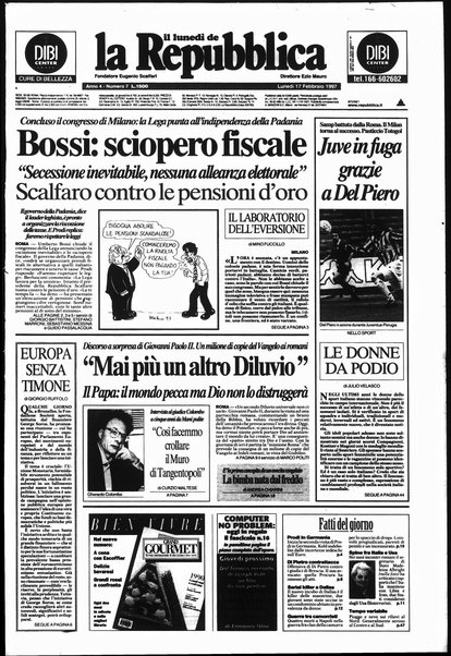 Il lunedì de La repubblica